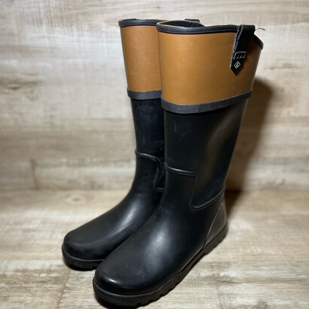 Sperry waterproof rubber riding boots